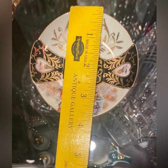 Egg Cup on Pedestal with Saucer, Lenwile Ardalt Japan, china-ware, Vintage - Picture 5 of 11